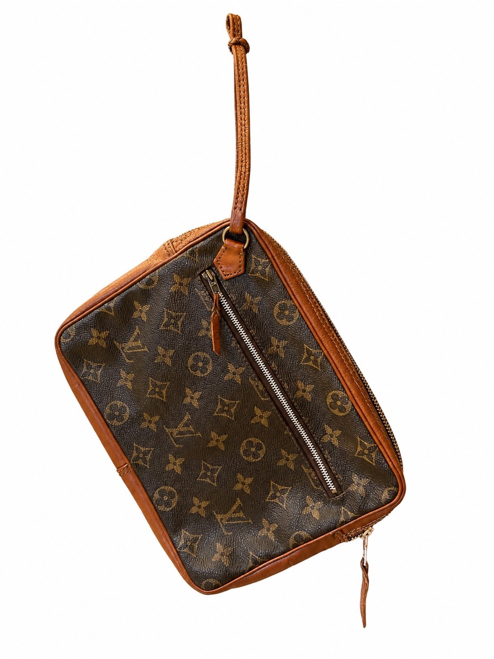 ✨RARE✨Louis Vuitton Vintage Monogram Pochette Sport Clutch Wristlet ÉCLAIR Zip
